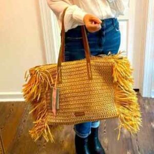 Alessia Massimo beach tote large